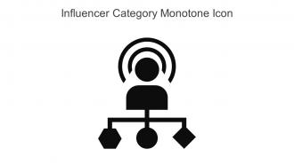 Influencer Category Monotone Icon In Powerpoint Pptx Png And Editable Eps Format