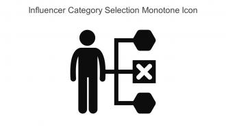 Influencer Category Selection Monotone Icon In Powerpoint Pptx Png And Editable Eps Format