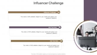 Influencer Challenge In Powerpoint And Google Slides Cpb