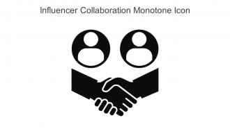 Influencer Collaboration Monotone Icon In Powerpoint Pptx Png And Editable Eps Format