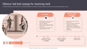 Influencer Look Book Campaign For Maximizing Reach Implementing New Marketing Campaign Plan Strategy SS