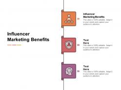 Influencer marketing benefits ppt powerpoint presentation pictures example file cpb