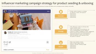 Influencer Marketing Campaign Strategy For Product Creating A Successful Marketing Strategy SS V