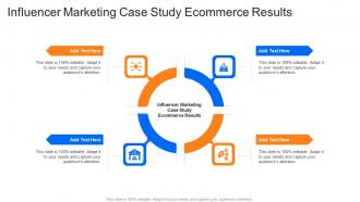 Influencer Marketing Case Study Ecommerce Results In Powerpoint And Google Slides Cpb