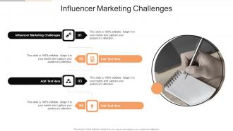 Influencer Marketing Challenges In Powerpoint And Google Slides Cpb