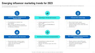 Influencer Marketing Guide Emerging Influencer Marketing Trends For 2023 Strategy SS V