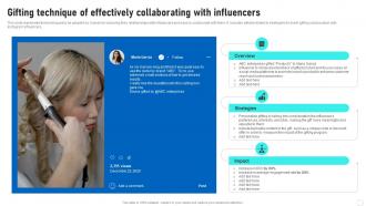 Influencer Marketing Guide Gifting Technique Of Effectively Collaborating With Influencers Strategy SS V