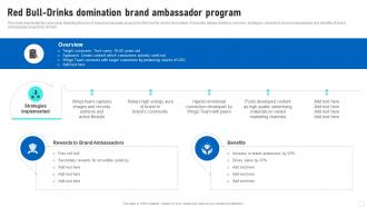 Influencer Marketing Guide Red Bull Drinks Domination Brand Ambassador Program Strategy SS V