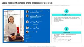 Influencer Marketing Guide Social Media Influencers Brand Ambassador Program Strategy SS V