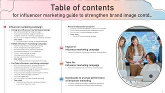 Influencer Marketing Guide To Strengthen Brand Image Powerpoint Presentation Slides Strategy CD Attractive Colorful