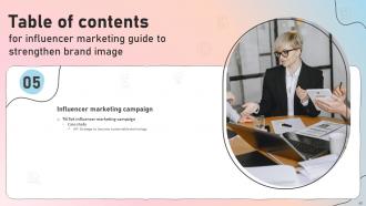 Influencer Marketing Guide To Strengthen Brand Image Powerpoint Presentation Slides Strategy CD Designed Interactive