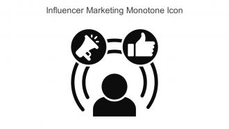 Influencer Marketing Monotone Icon In Powerpoint Pptx Png And Editable Eps Format
