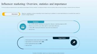 Influencer Marketing Overview Statistics And Importance Developing B2B Marketing Strategies MKT SS V