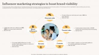 Influencer Marketing Strategies To Boost Brand Accelerating Business Growth Top Strategy SS V