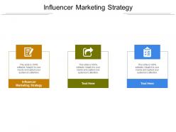Influencer marketing strategy ppt powerpoint presentation professional structure cpb