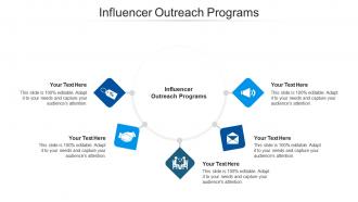 Influencer outreach programs ppt powerpoint presentation layouts slide cpb