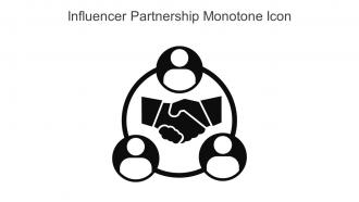 Influencer Partnership Monotone Icon In Powerpoint Pptx Png And Editable Eps Format