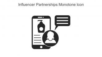 Influencer Partnerships Monotone Icon In Powerpoint Pptx Png And Editable Eps Format