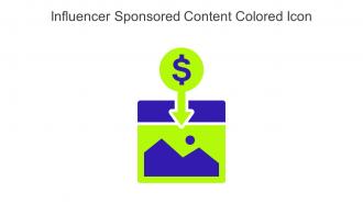 Influencer Sponsored Content Colored Icon In Powerpoint Pptx Png And Editable Eps Format