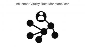Influencer Virality Rate Monotone Icon In Powerpoint Pptx Png And Editable Eps Format
