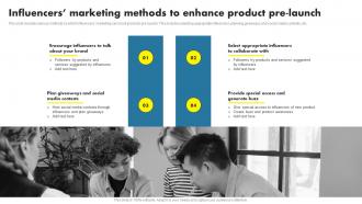 Influencers Marketing Methods To Enhance Product Pre Launch