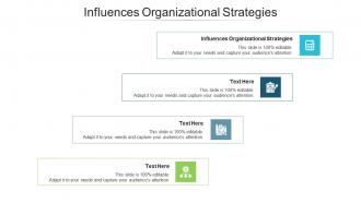 Influences organizational strategies ppt powerpoint presentation inspiration model cpb