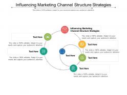 Influencing marketing channel structure strategies ppt powerpoint presentation portfolio guide cpb