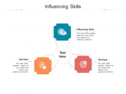 Influencing skills ppt powerpoint presentation visual aids styles cpb