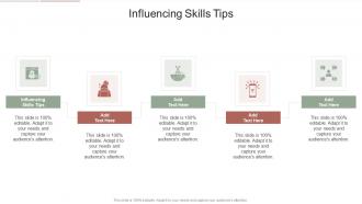 Influencing Skills Tips In Powerpoint And Google Slides Cpb