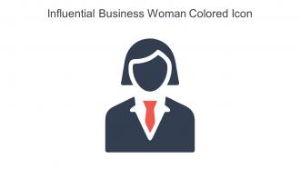 Influential Business Woman Colored Icon In Powerpoint Pptx Png And Editable Eps Format