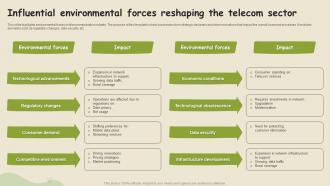 Influential Environmental Forces Reshaping The Telecom Sector