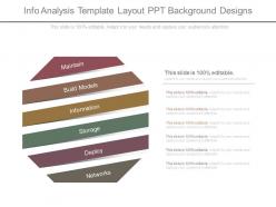 Info analysis template layout ppt background designs