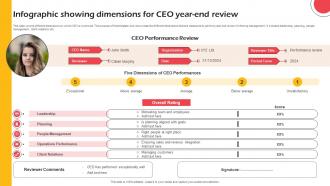 Infographic Showing Dimensions For CEO Year End Review