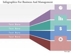 Infographics for business and management flat powerpoint design