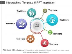 Infographics template 5 ppt inspiration