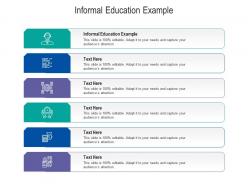 Informal education example ppt powerpoint presentation inspiration display cpb
