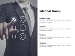 Informal group ppt powerpoint presentation styles visual aids cpb