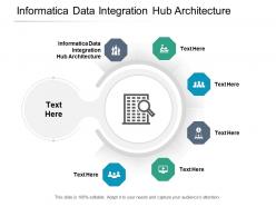 Informatica data integration hub architecture ppt powerpoint presentation portfolio layout ideas cpb