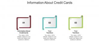 Information about credit cards ppt powerpoint presentation pictures files cpb