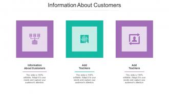 Information About Customers Ppt Powerpoint Presentation Visual Aids Inspiration Cpb