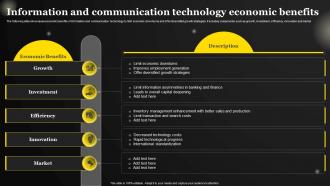 Information And Communication Technology Economic Benefits