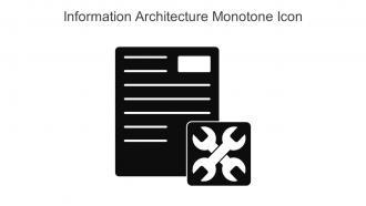 Information Architecture Monotone Icon In Powerpoint Pptx Png And Editable Eps Format