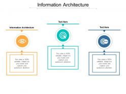 Information architecture ppt powerpoint presentation ideas show cpb