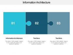 Information architecture ppt powerpoint presentation inspiration example cpb