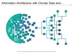 Information architecture with circular data and horizontal flow
