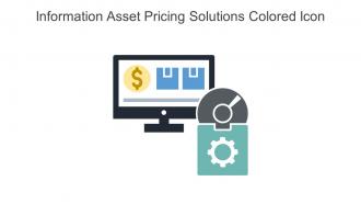 Information Asset Pricing Solutions Colored Icon In Powerpoint Pptx Png And Editable Eps Format