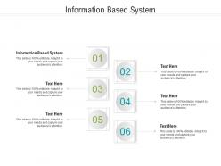 Information based system ppt powerpoint presentation infographics icon cpb