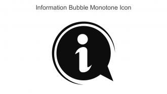 Information Bubble Monotone Icon In Powerpoint Pptx Png And Editable Eps Format