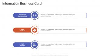 Information Business Card In Powerpoint And Google Slides Cpb