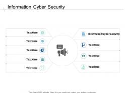 Information cyber security ppt powerpoint presentation layouts smartart cpb